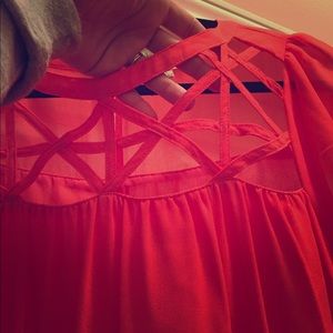 Adorable dress with cut outs